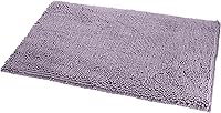 Vista 1 de Yaxa Basics - Alfombra antideslizante de microfibra absorbente y mullida para baño, 21" x 34", color lavanda