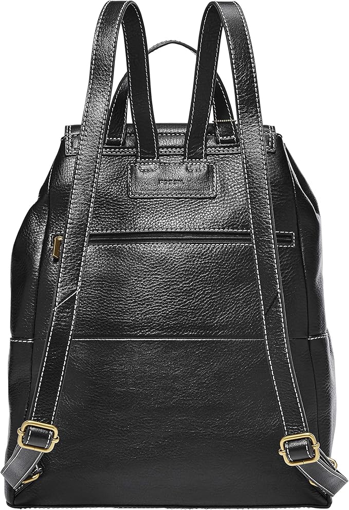 fossil women's luna leather backpack