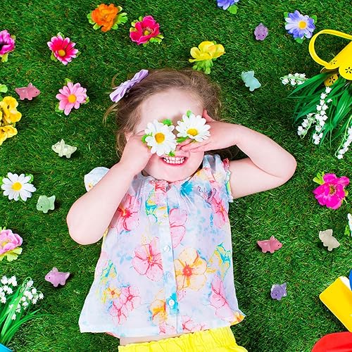 Miniatura 6 de Liliful 48 piezas de mini figuras de dinosaurio de resina, pequeño dinosaurio luminoso para mini jardín, micro paisaje, acuario, decoración del