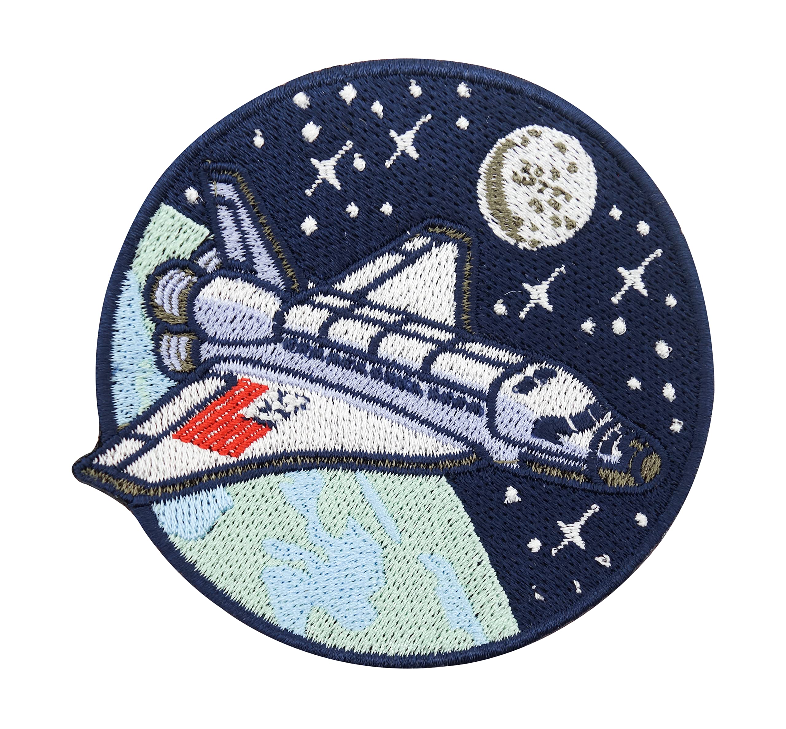 Set Di 7 Toppe Termoadesive Ricamate A Tema Spaziale - Astronauta, NASA, Space Explorer E Veicolo Spaziale - Per Vestiti, Borse E Cappelli