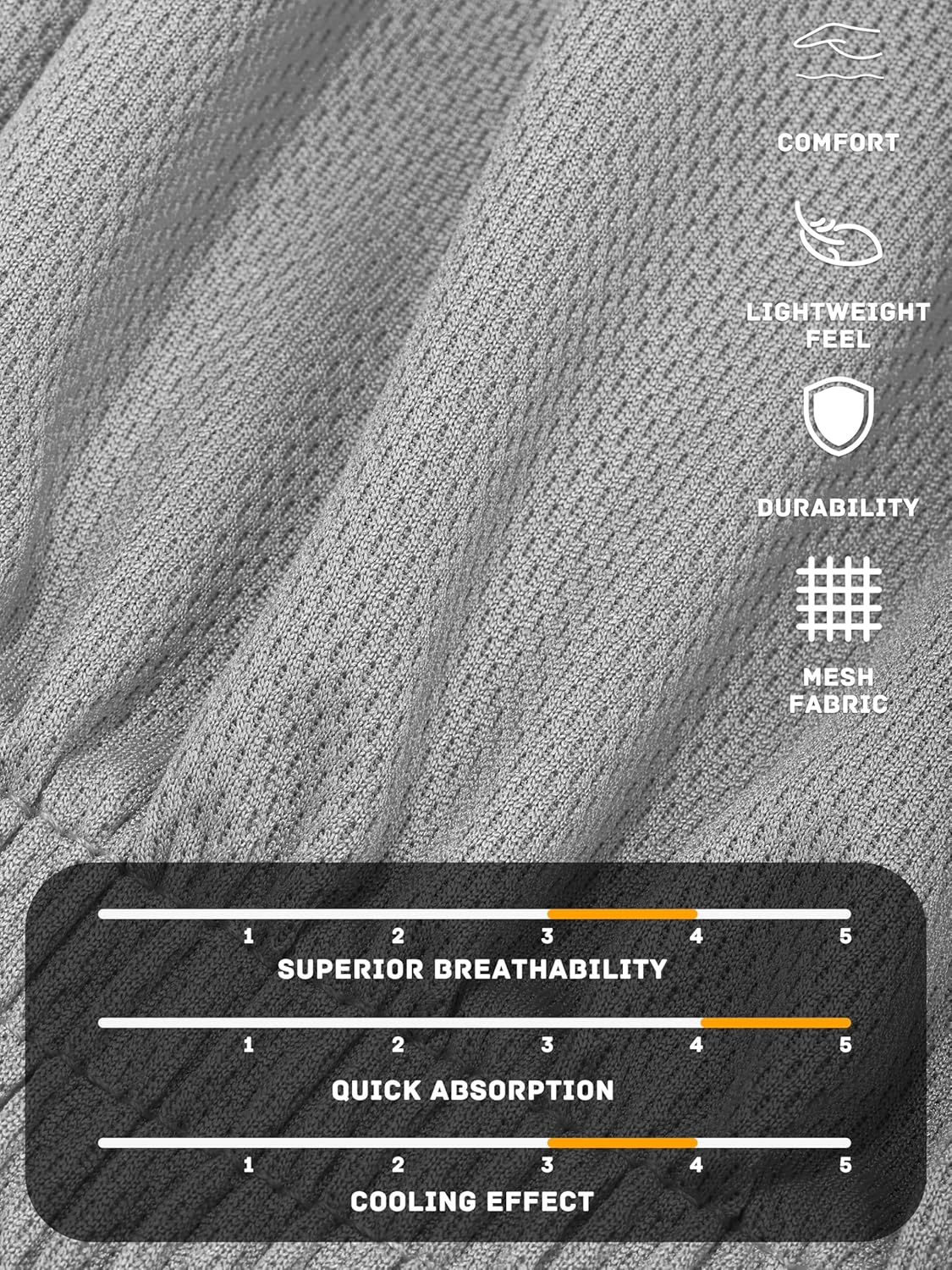 Resinta Girls Athletic Mesh Shorts Basketball Soccer Active Sports Gym Shorts for Youth Kids - Image 3