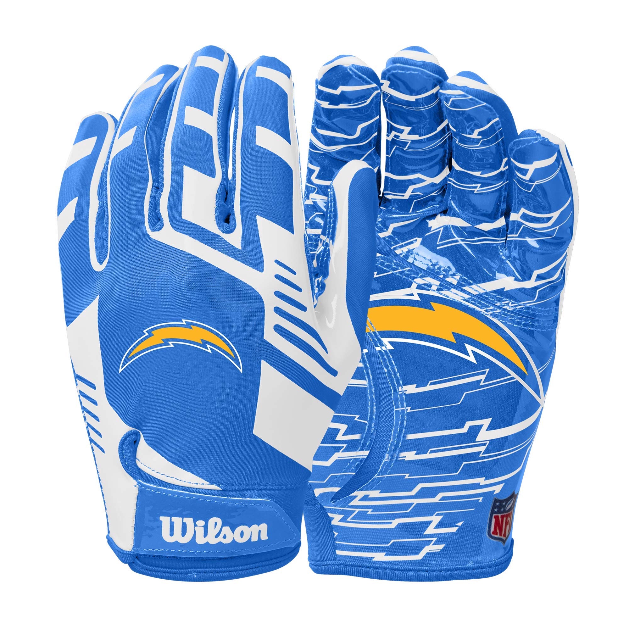 Wilson NFL Stretch Fit Football Gloves – Youth and Adult Sizes