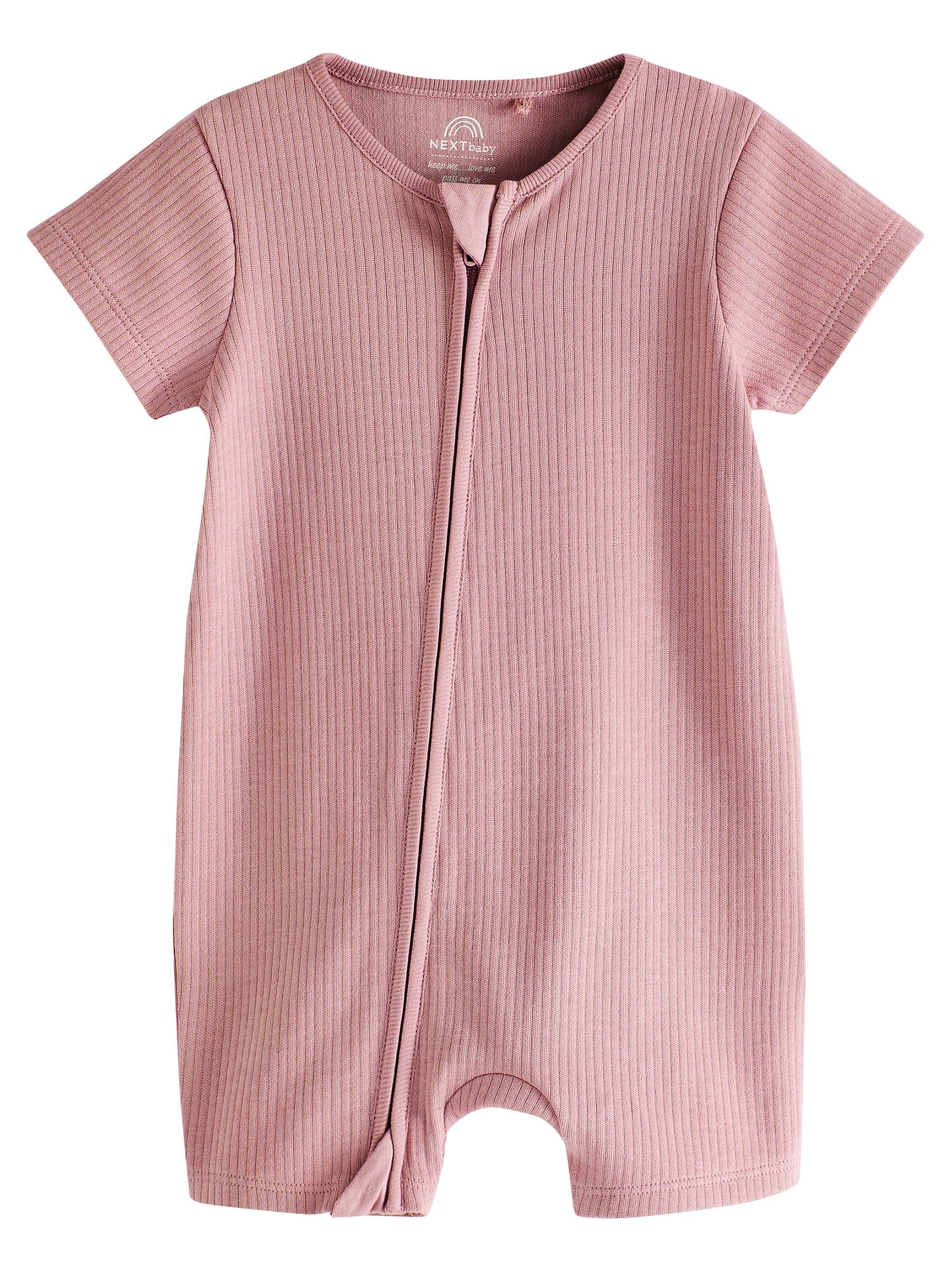 NEXT Noworodki unisex Zestaw 3 pajacyków niemowlęcych z dwukierunkowym suwakiem