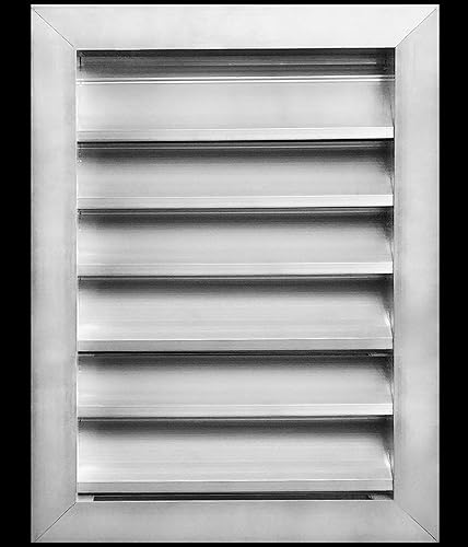 Ventilas de aluminio a prueba de agua para exteriores. Resistentes al agua y a la lluvia. Con tela de alambre. Ventila para aire acondicionado a disponible en Yaxa Venezuela