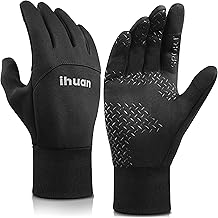 Winter Waterproof Gloves for Men Women Warm Running Cycling Snow Ski Gloves for Cold Weather, Thermal Windproof Material and Touch Screen Finger for Driving Snowboarding