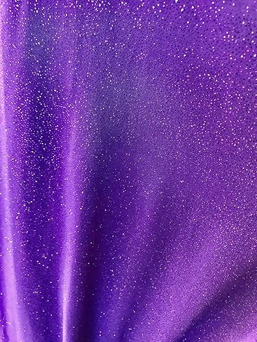 Miniatura 3 de New Creations Fabric & Foam Inc, The Yard, tela elástica con purpurina iridiscente brillante de 5860 pulgadas de ancho, diseño Selena
