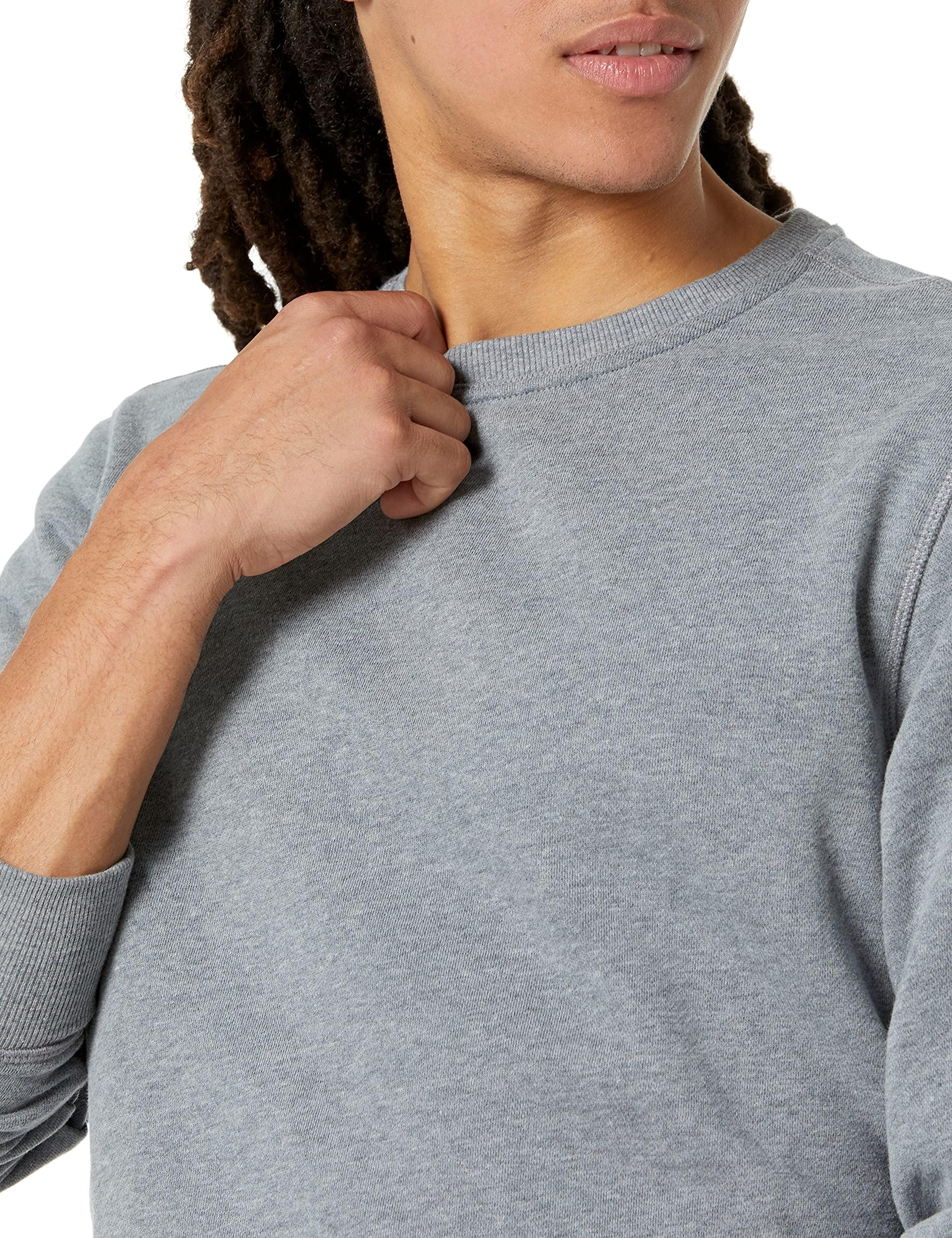 Amazon Essentials Felpa Girocollo in Pile (Disponibile nelle Taglie Big & Tall) Uomo