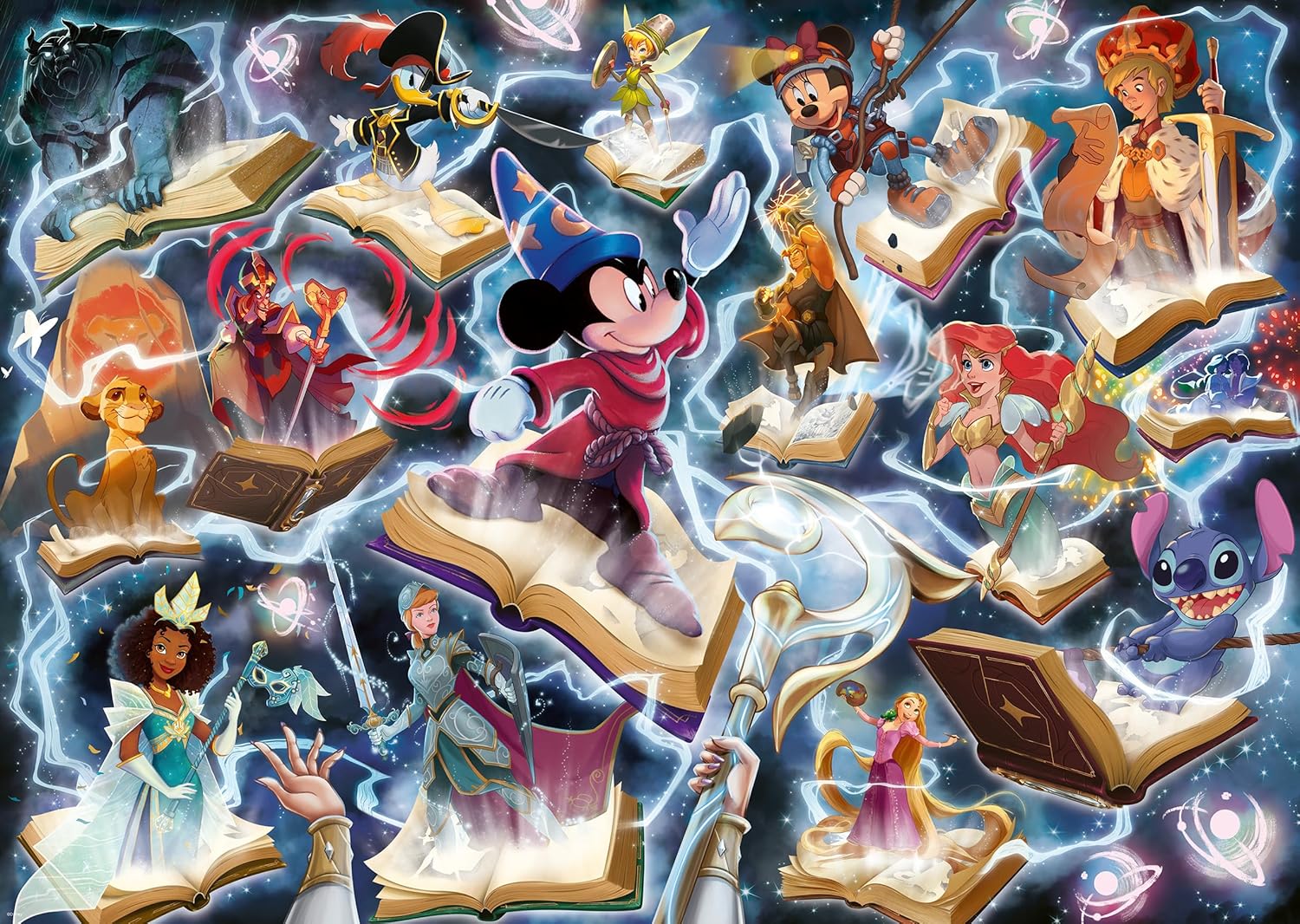 Ravensburger Disney Lorcana - Glimmers of The Realm: Steel 1000 Piece Jigsaw Puzzle | Premium Quality Made in Europe | FSC Certified Materials