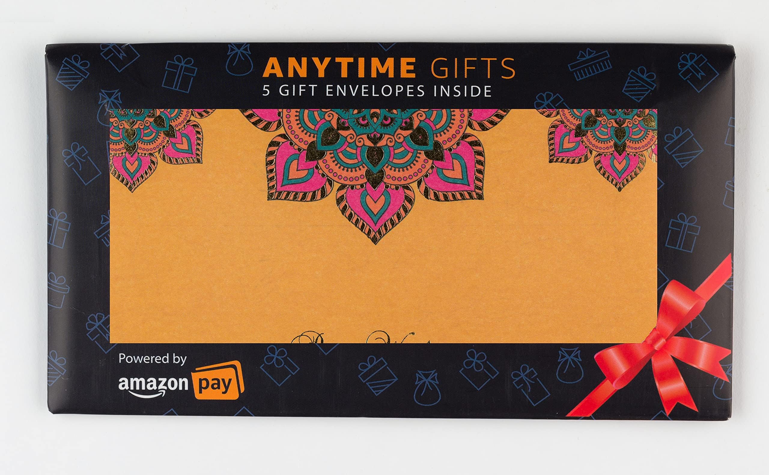 Amazon Pay Anytime Gifts - Pack of 5 envelopes (Zero value Gift cards)
