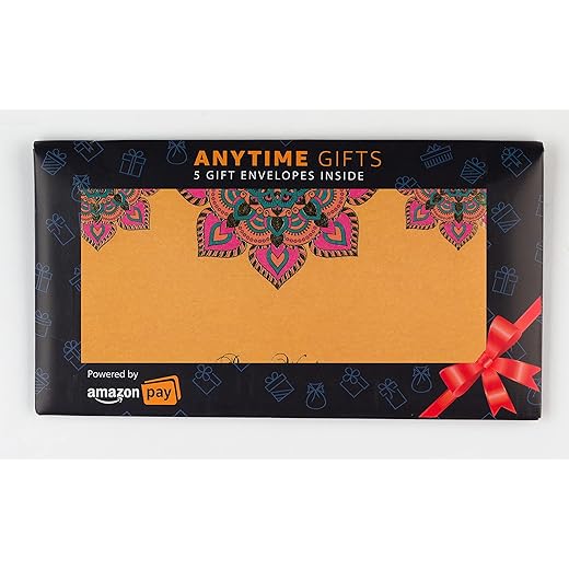 Anytime Gifts Envelope - Yellow, Pack of 5