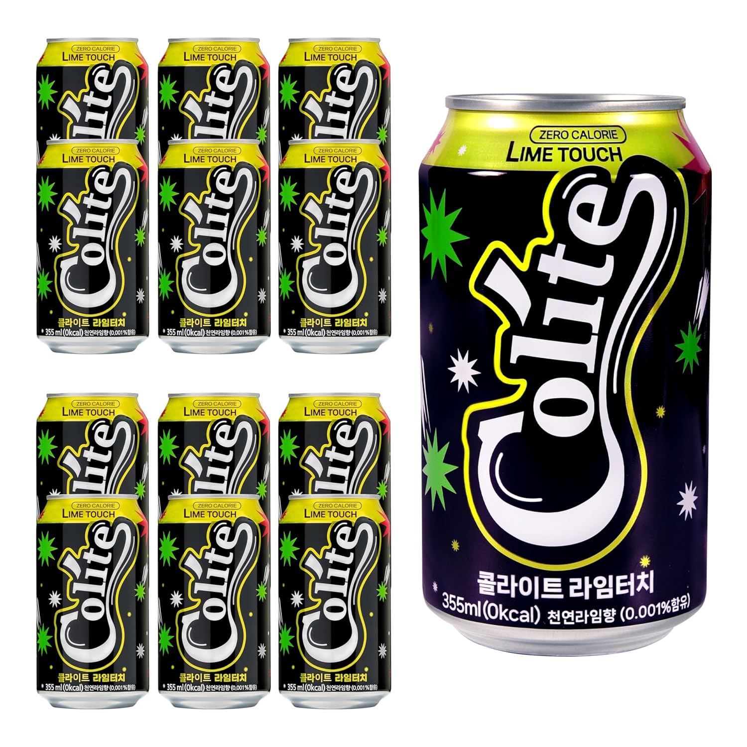 bbd:03/20/2026. colite cola zero sugar soda - zero calorie sparkling carbonated soft drink healthy soda alternative party beverage - 4 flavor (12 fl. oz - pack of 12, limetouch) limetouch 12 fl. oz - pack of 12