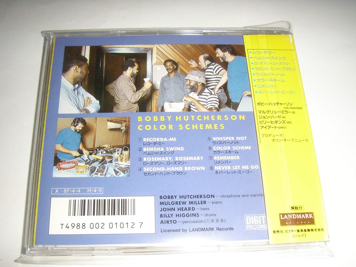 BOBBY HUTCHERSON - Color Schemes - Disque CD