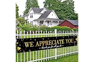 Express Your Gratitude with a Heartfelt 'We Appreciate You' Banner