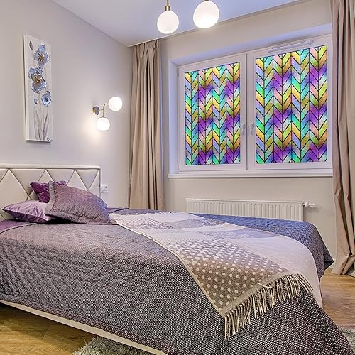 Miniatura 6 de Película de privacidad para ventana de vidrio arco iris, película de privacidad para ventana, película de privacidad para ventana, película de