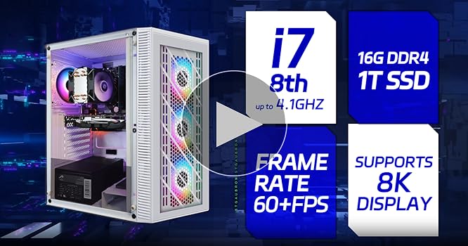 ★GALLERIA★Ryzen5 GTX1660Super★Windows11★ Amazon.com: STGAubron Gaming PC Computer Desktop, GeForce