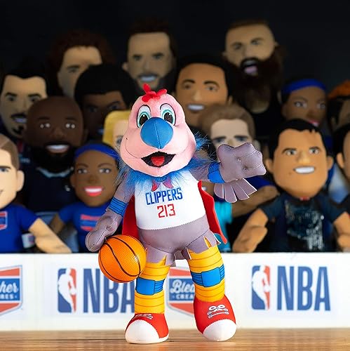 Miniatura 4 de Bleacher Creatures Los Angeles Clippers Chuck The Condor - Figura de felpa de 10 pulgadas, una mascota para jugar o exhibir