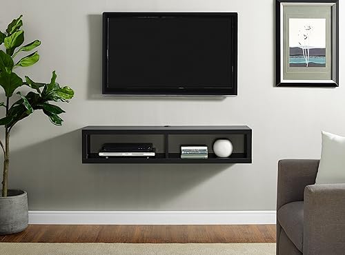 Miniatura 10 de Martin Furniture - Consola flotante para TV Skyline Nogal,Negro -,Banco Burba,Nogal Colombino,Gris Stone,https://www.amazon.com/dp/undefined