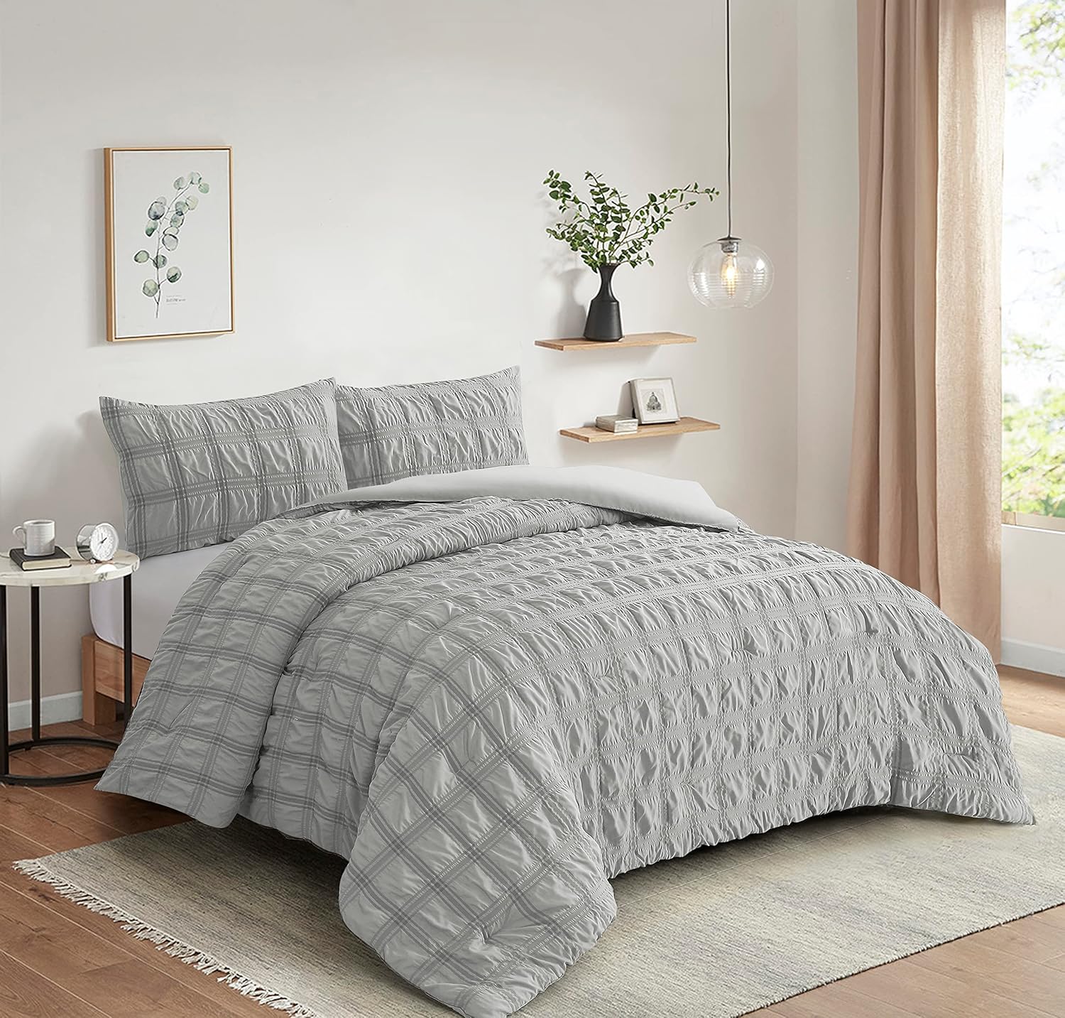 Swift Home Bedding Comforter Sets, Lightweight 3Piece