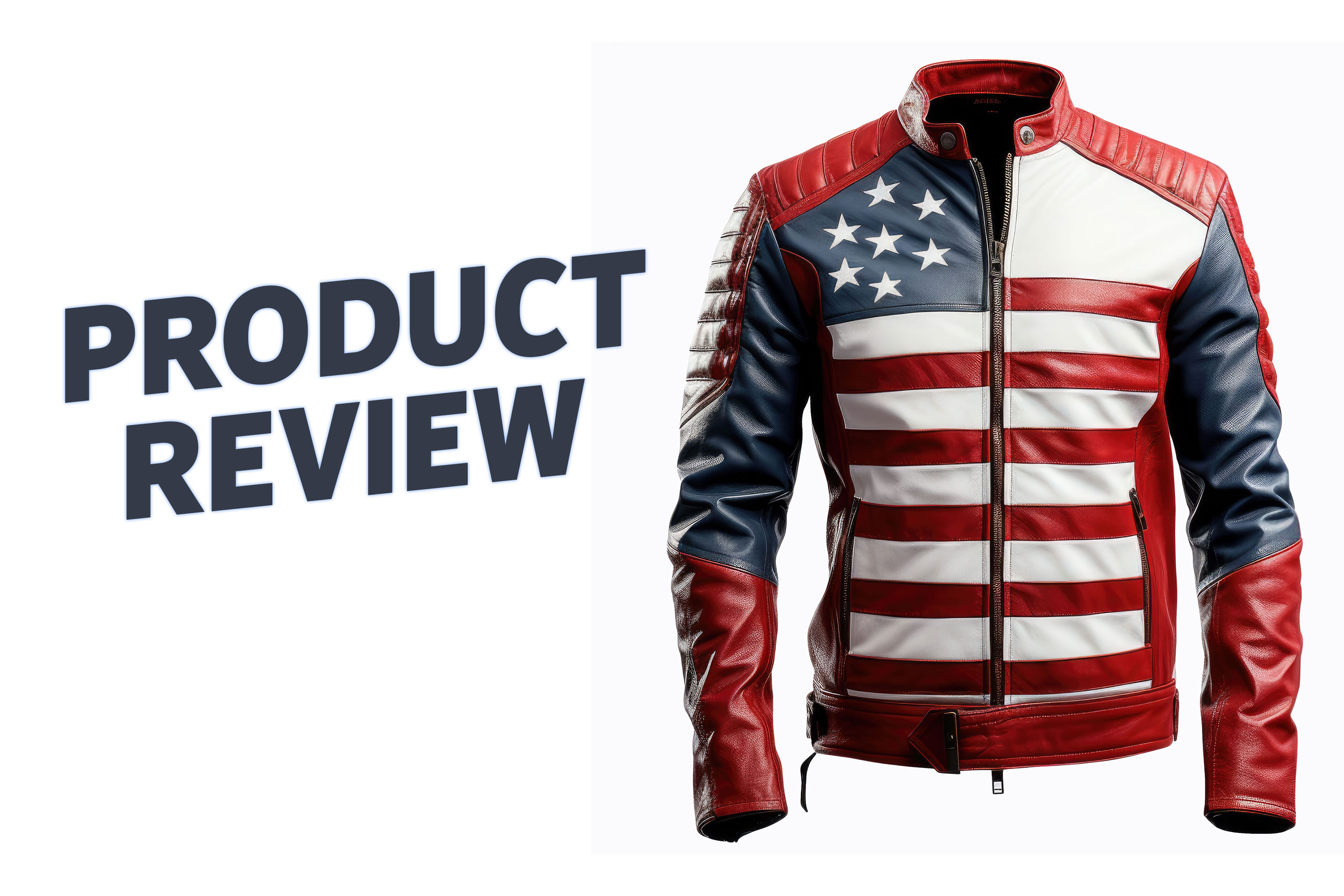 The Next Mens Inspired by American Flag Casual Motorcycle Zipper