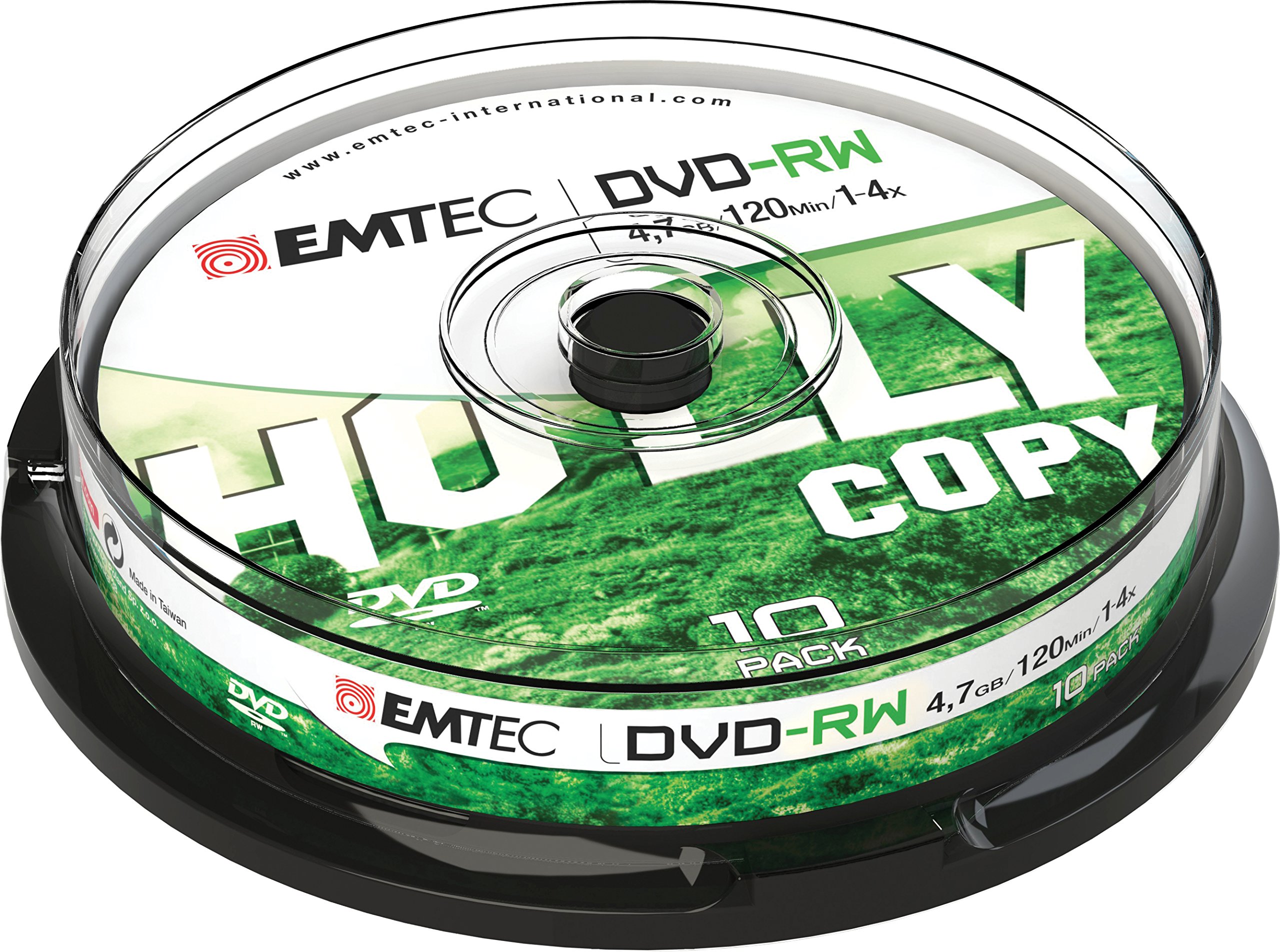 EMTEC ECOVRW47104CB DVD EN BLANCO 4,7 GB DVD-RW 10 PIEZA(S)