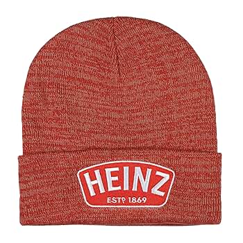 Heinz EST 1869 Adult Beanie Embroidered Patch Logo Cuffed