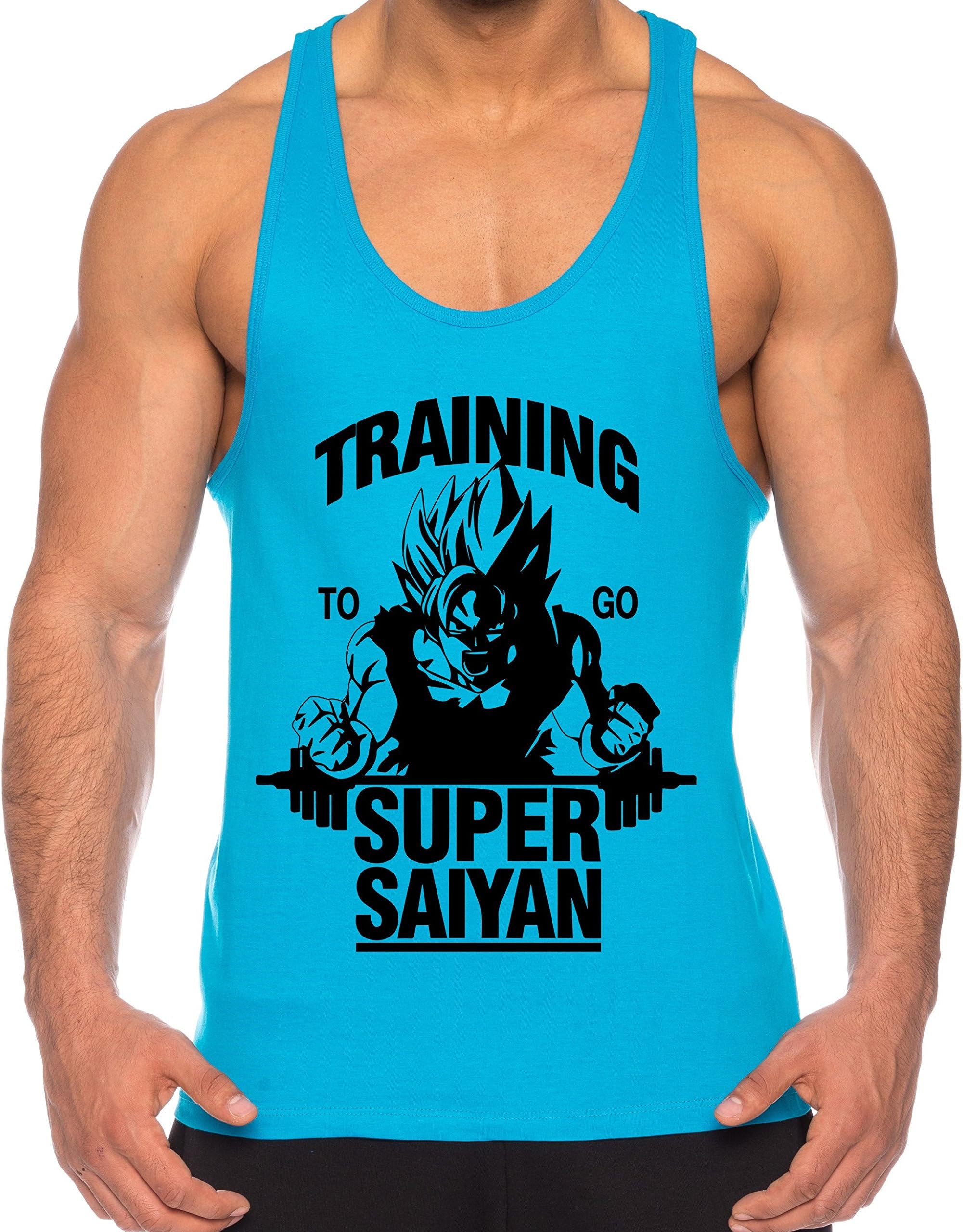Goku Super Saiyan Men's Tank Top One Goku Dragon Master Son Ball Vegeta Turtle Roshi Piece Gym