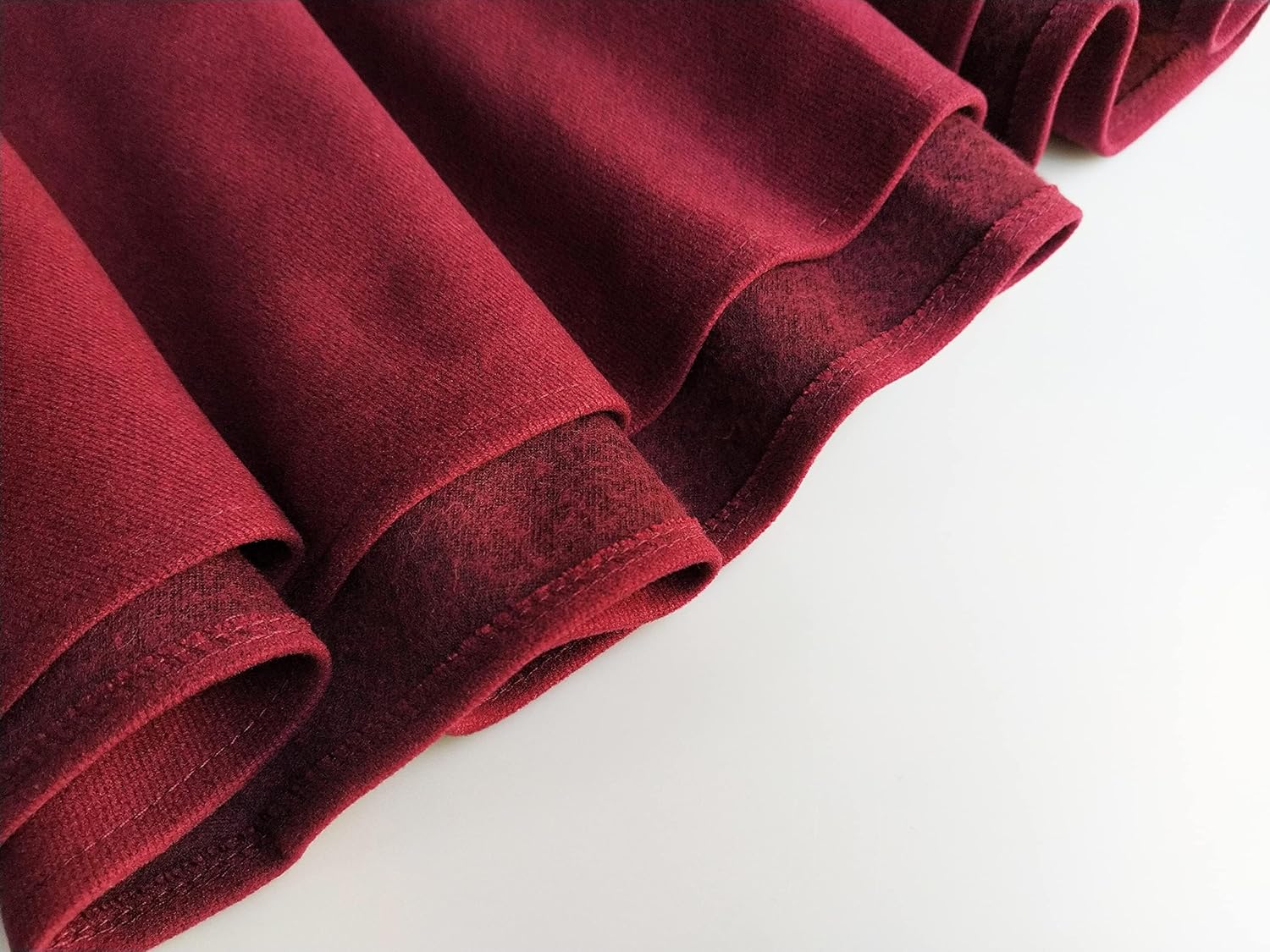 Women's High Elastic Waist Maxi Wool Skirt A-line Plaid Winter Warm Flare Long Skirt - Image 6