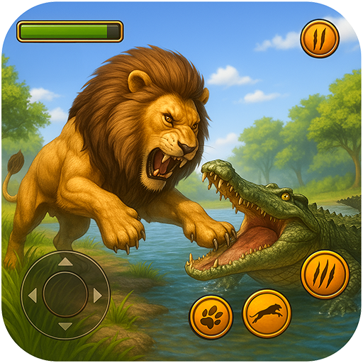 Löwe Simulator: Überlebensspiele & Tier-RPG