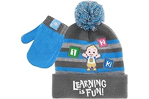 Kids' Winter Delights: CoComelon Beanie and Mittens Set