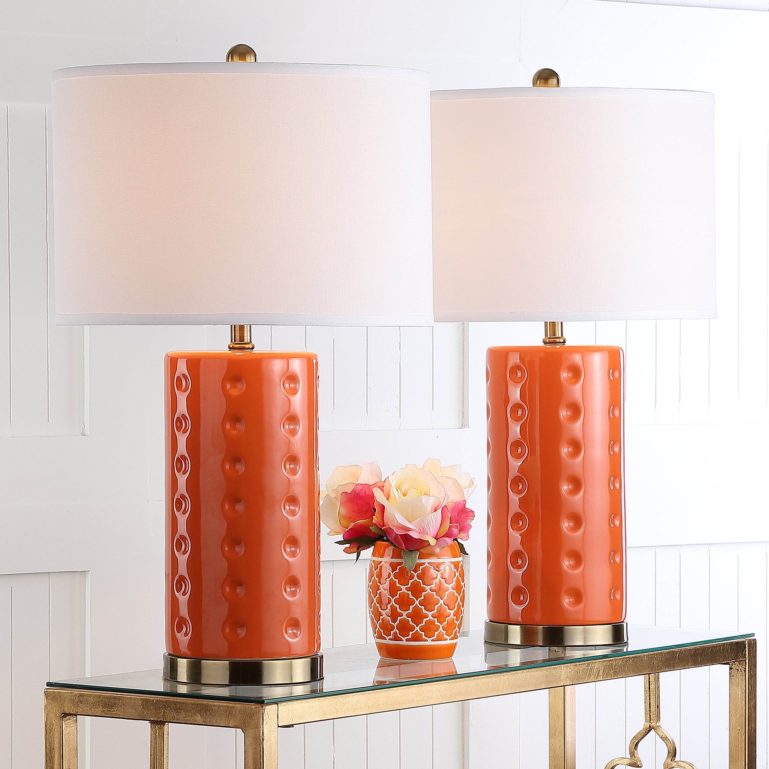 Amazon.co.jp : Safavieh Lighting Collection ロクサーヌ オレンジ