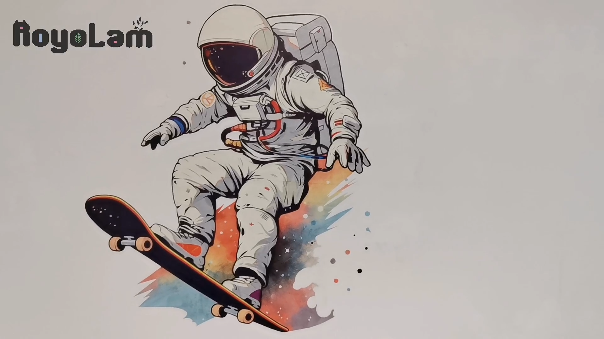 Vinilo decorativo astronauta para pared, extraíble, 60x44 cm miniatura 7
