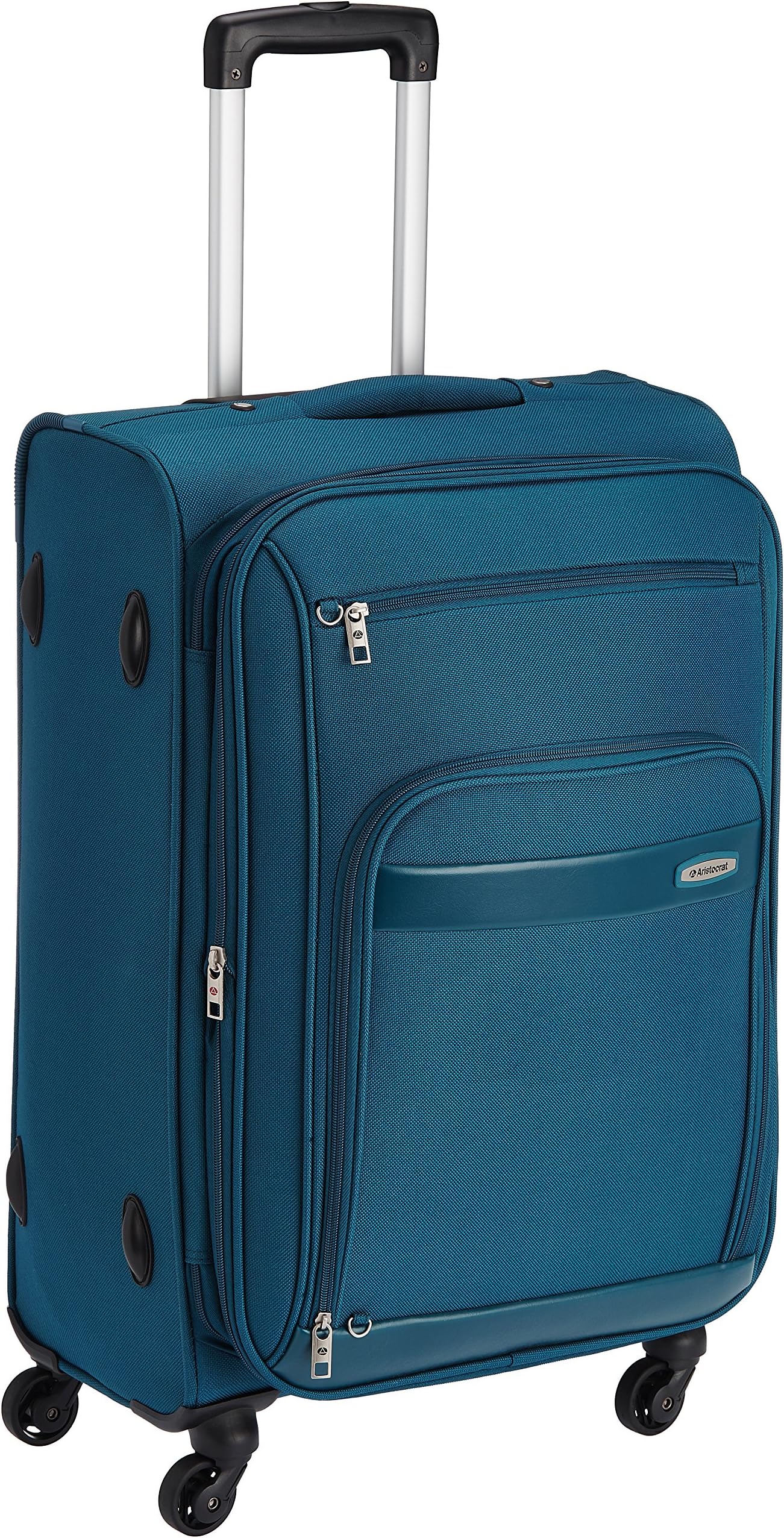 Aristocrat Polyester 66 cms Blue Soft Sided Suitcase (STVEYWH66BLU)