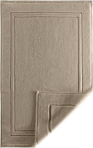 Miniatura 1 de Alibi Toalla de baño para piso, 1 paquete de toalla de algodón de lujo súper suave y absorbente, color beige, 22 x 34 pulgadas