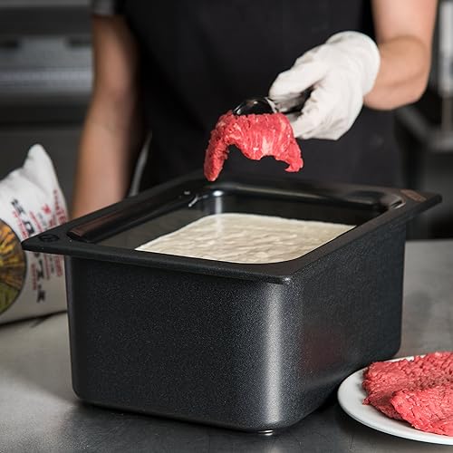 Miniatura 5 de Carlisle - Recipientes para alimentos refrigerados con aislante Coldmaster (Tamaños surtidos), Negro, 1