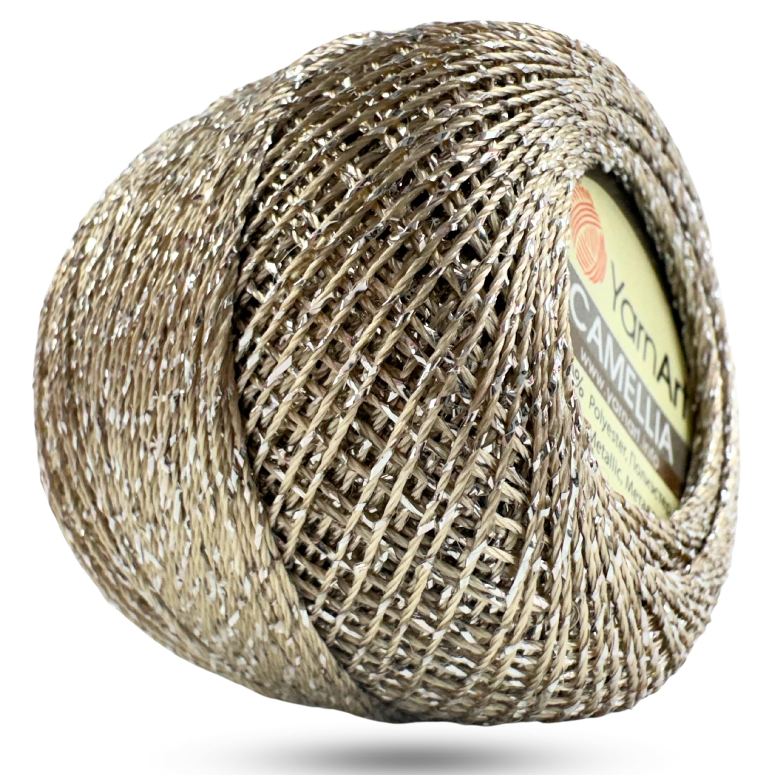 アートヤーン(328) 約41g 1640円 Amazon.com: Yarnart Camellia Metallic Shimmer Fine Yarn - 70
