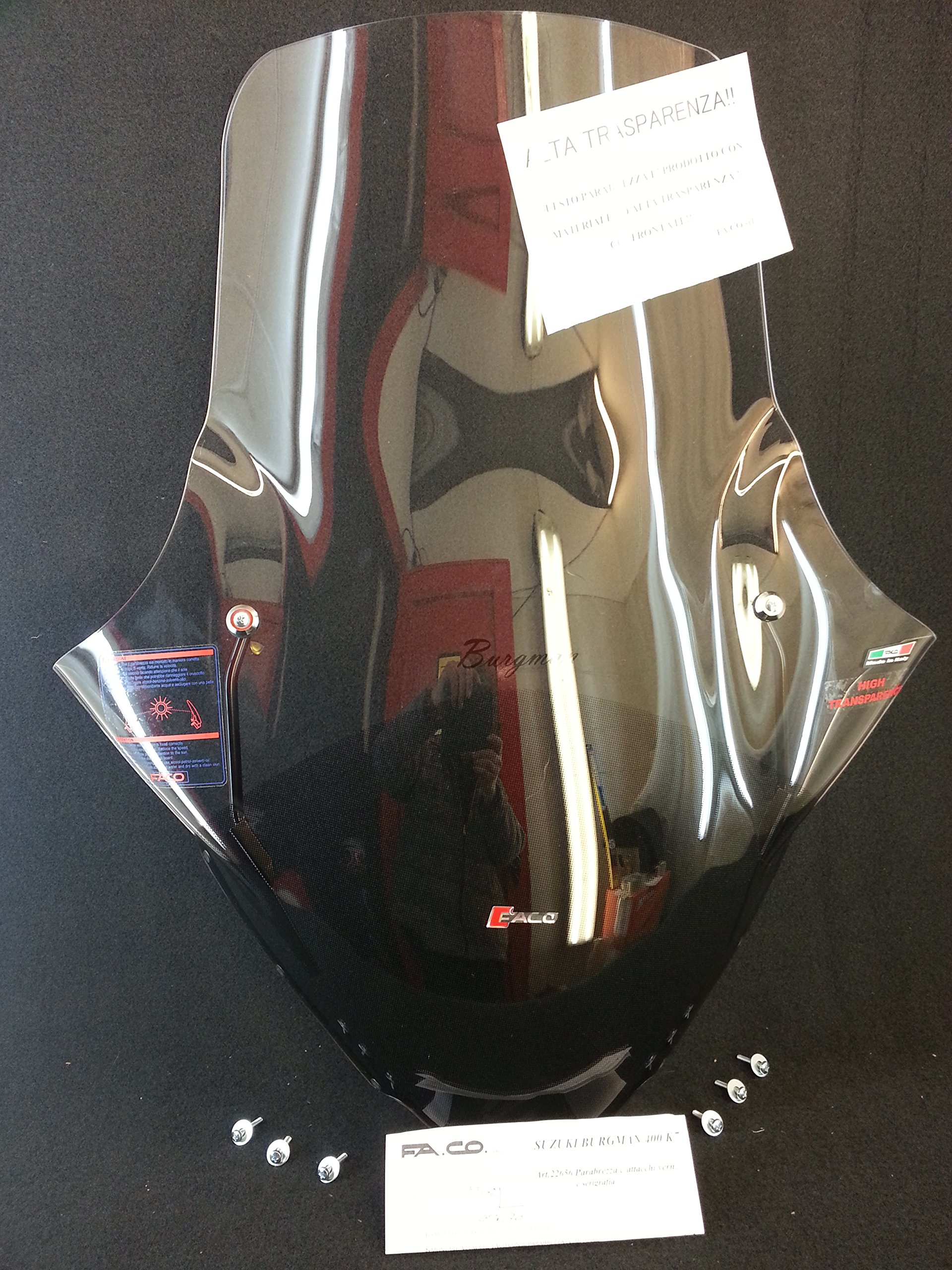 FACOWindscreen Complete with Clear Connectors