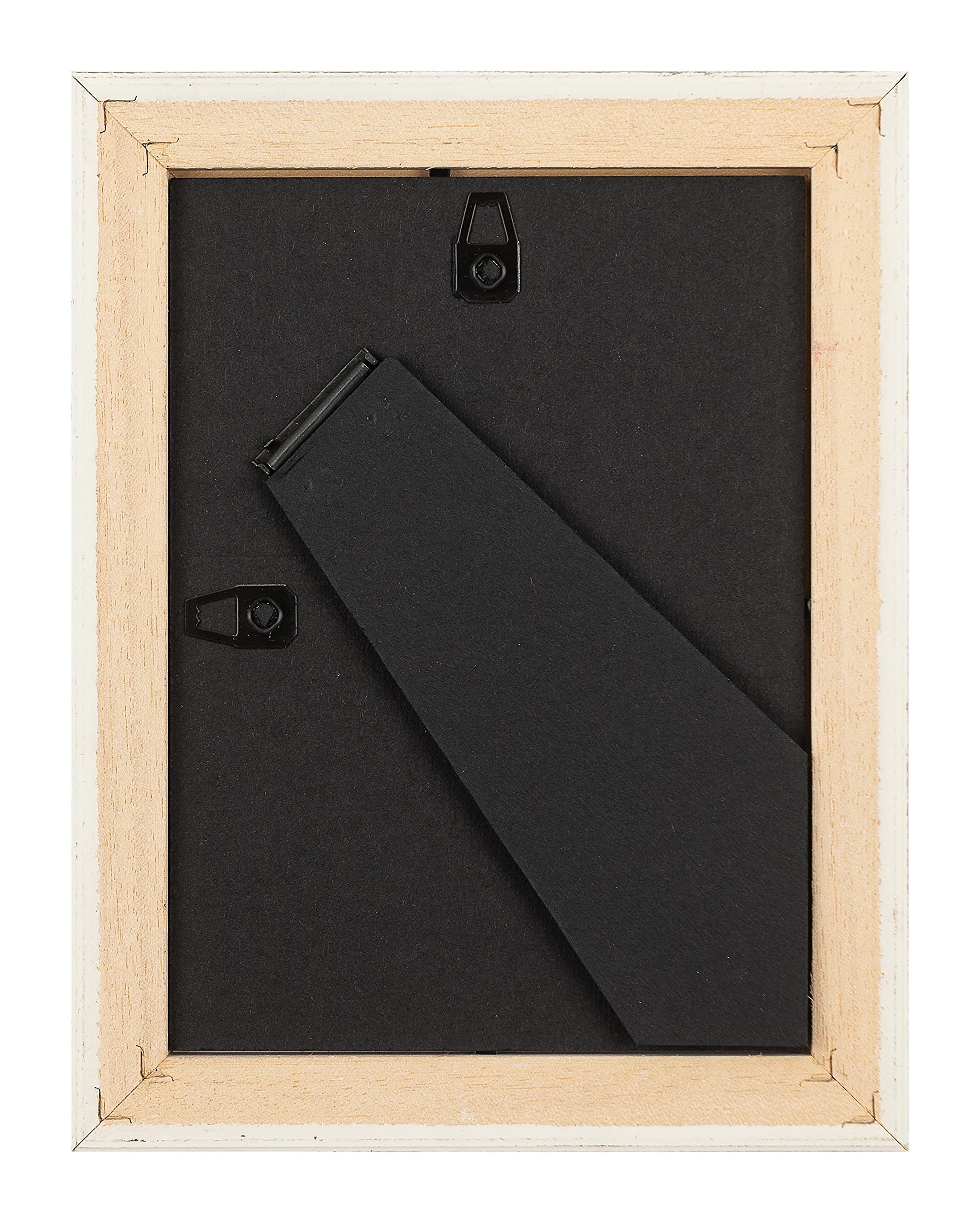 Cornice Portafoto In Legno Made In Italy - 25x35cm, Vetro Sintetico Infrangibile Crilex, Design Blu/Azzurro - Foto 4