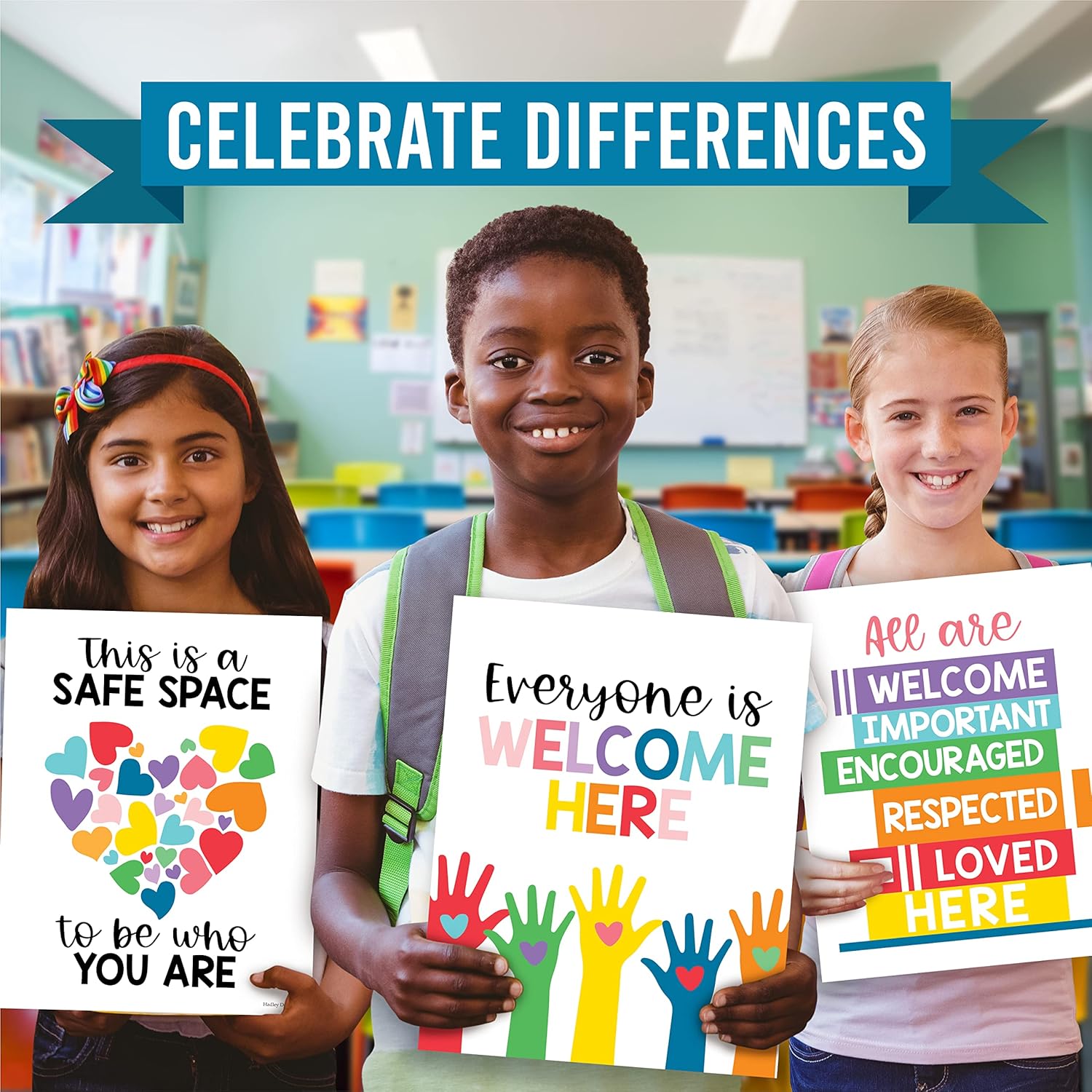 Buy 6 Colorful Poster Diversity Posters For Classroom Decor For