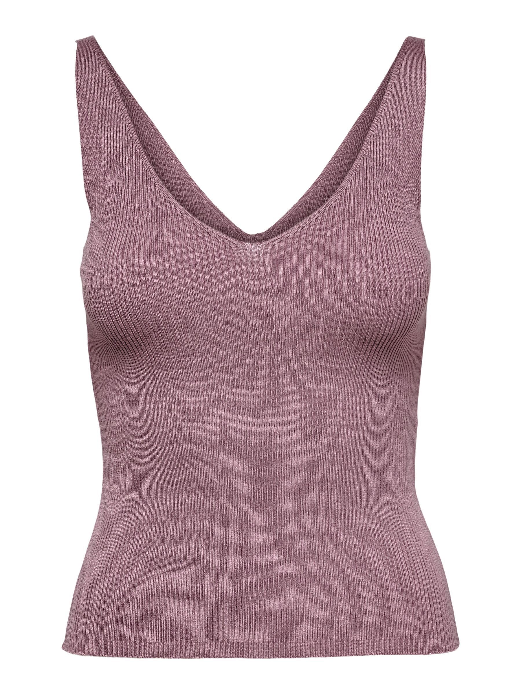 JDY Women's Jdynanna S/L Top KNT Noos, Wistful Mauve, S