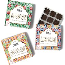 Oud Al Saher, Madhmoom, Awatef Bakhoor by Dukhni | 3 x 9 Piece Each | Assorted Arabic Bakhoor Incense | Perfect to Relax, Meditate & Pray | Rich, Luxurious, Long Lasting