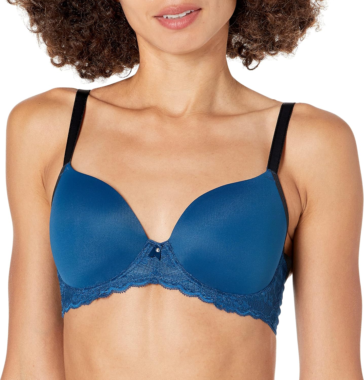 Freya Womens Offbeat Underwire Demi Plunge Molded T-Shirt Bra
