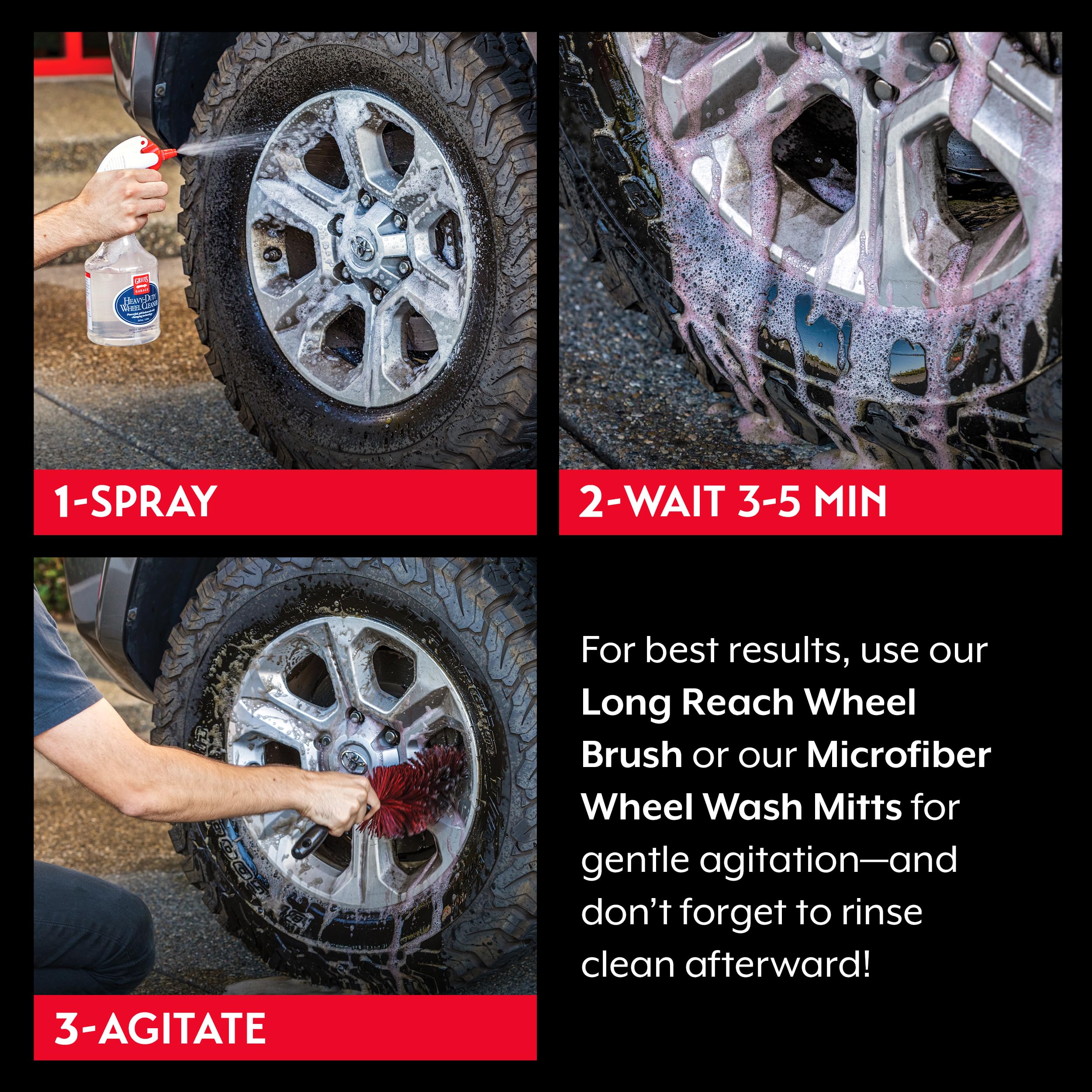 Griot's Garage 10973 Heavy-Duty Wheel Cleaner - 22 oz. by Griot's Garage