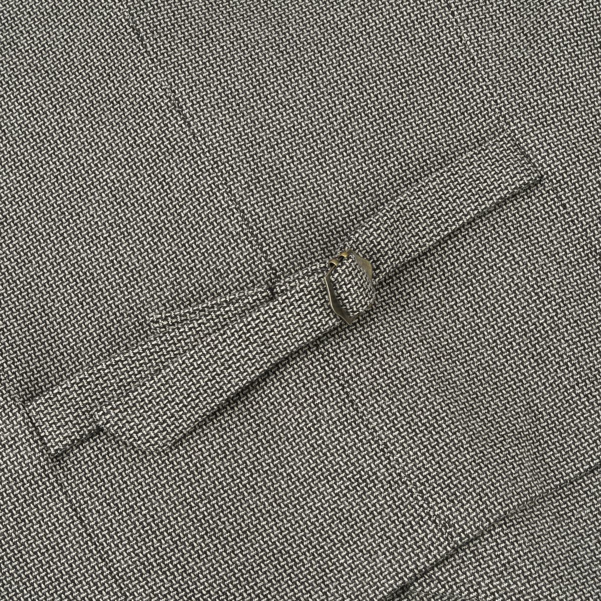 Allthemen Chaleco occidental para hombre chaleco de traje con cuello en V en espiga chaleco de lana básico clásico Formal para boda