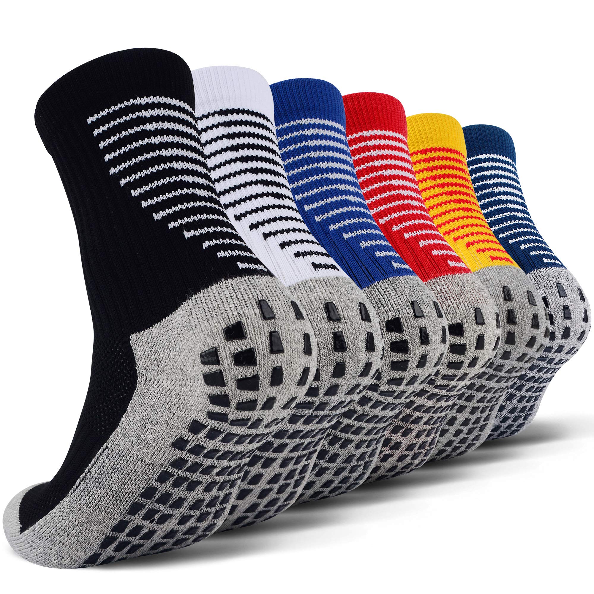 JHM Kids Slipper Hospital Grip Athletic Sport Sockcs For Kids Youth Baby Boys Girls