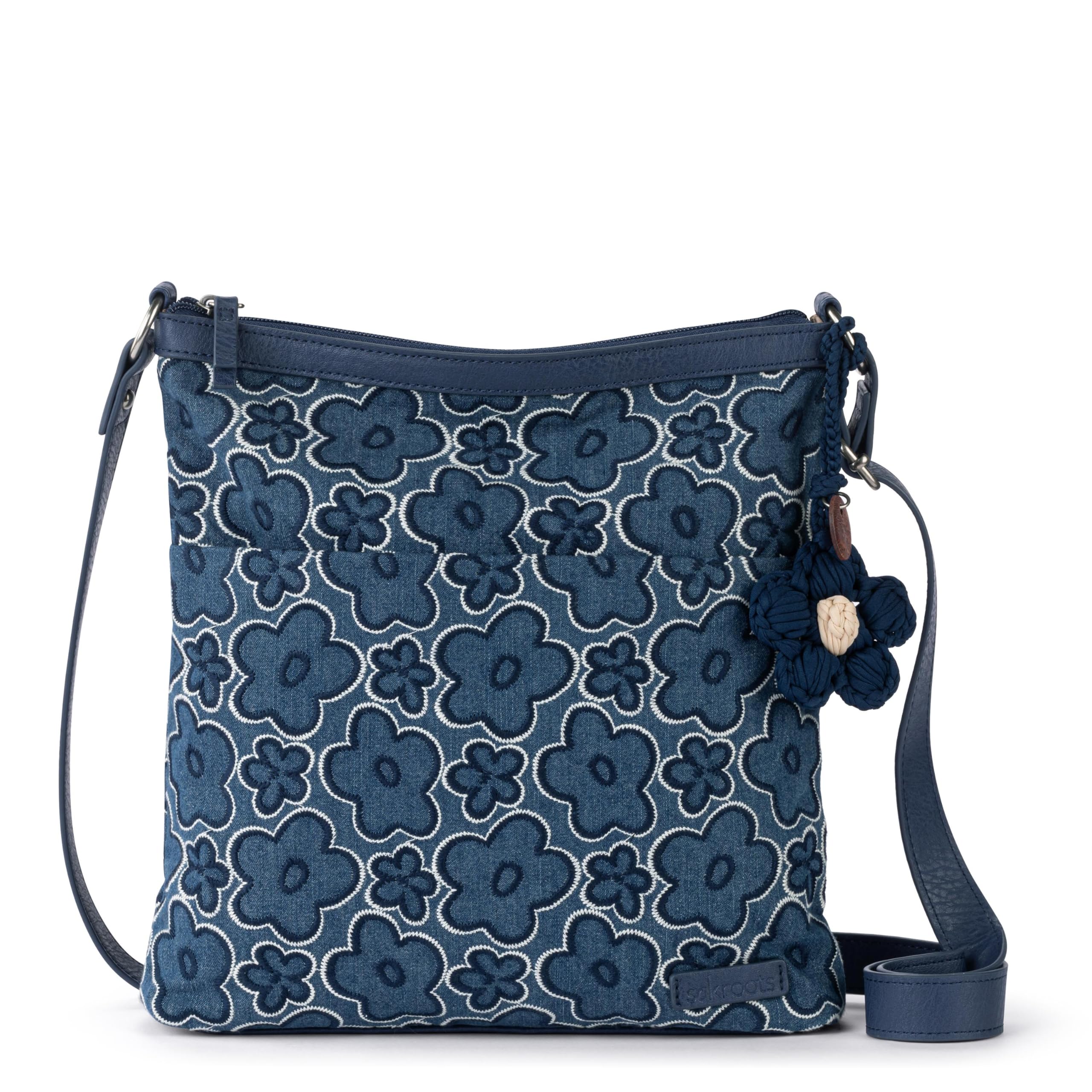 The Sak Basic Crossbody Purse - Cross Body Handbag For Everyday &amp; Travel - Zipper Closure &amp; Adjustable Strap
