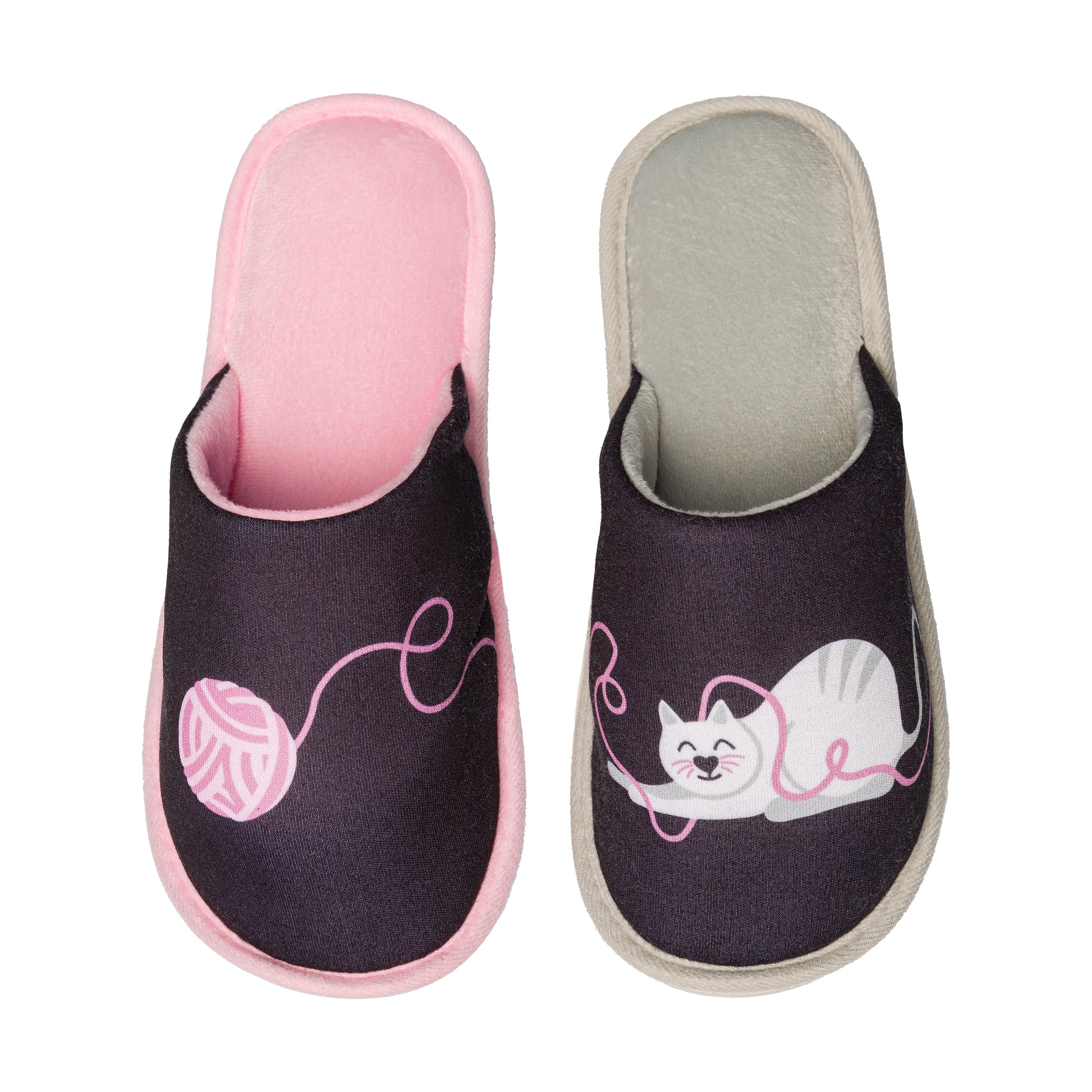 Dedoles Pantofole Donna Uomo & Bambini Ciabatte Memory Foam con tanti Design Unicorno Gatti Caffè Musica Regalo