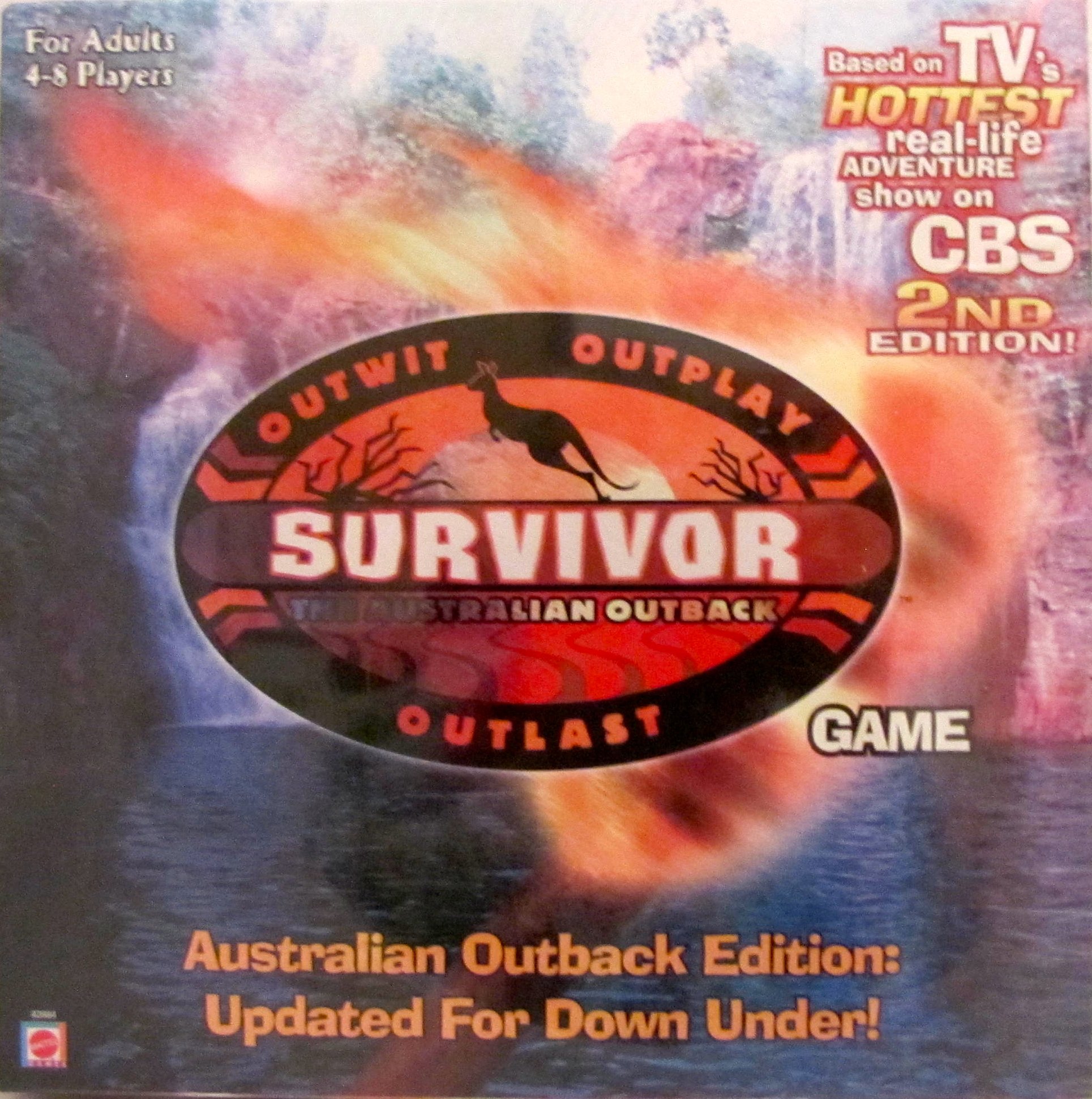 Mattel Survivor the Australian Outback 2nd Edition Board Game