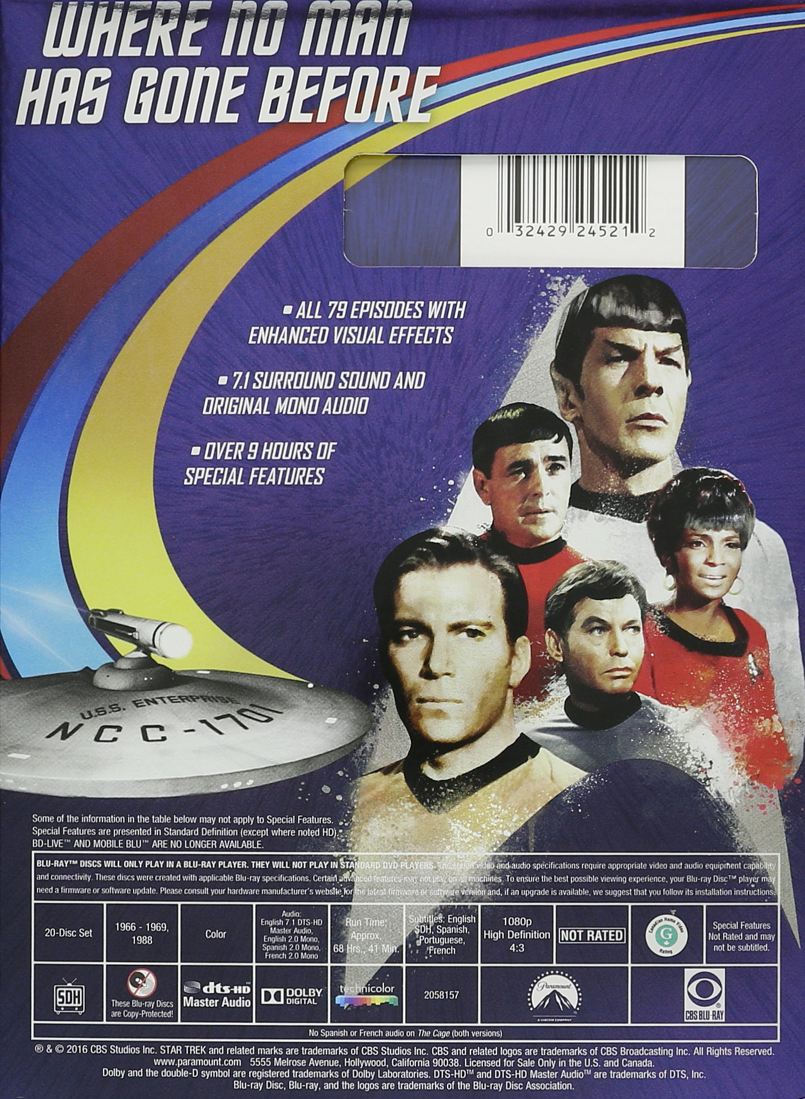Star Trek: The Original Series - Complete Series [USA] [Blu-ray]
