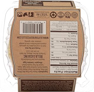 Bella Lucia Gluten Free Pizzelles, Vanilla, 6 Ounce