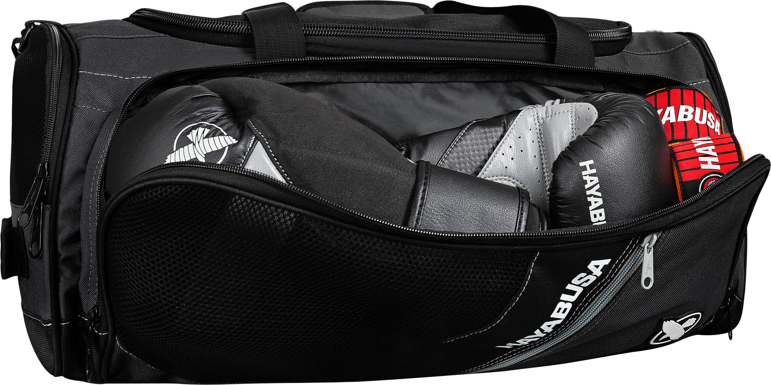 Hayabusa Ryoko Gym Sac de Voyage Noir/Gris, Noir/Gris, Einheitsgröße (Hardcode)